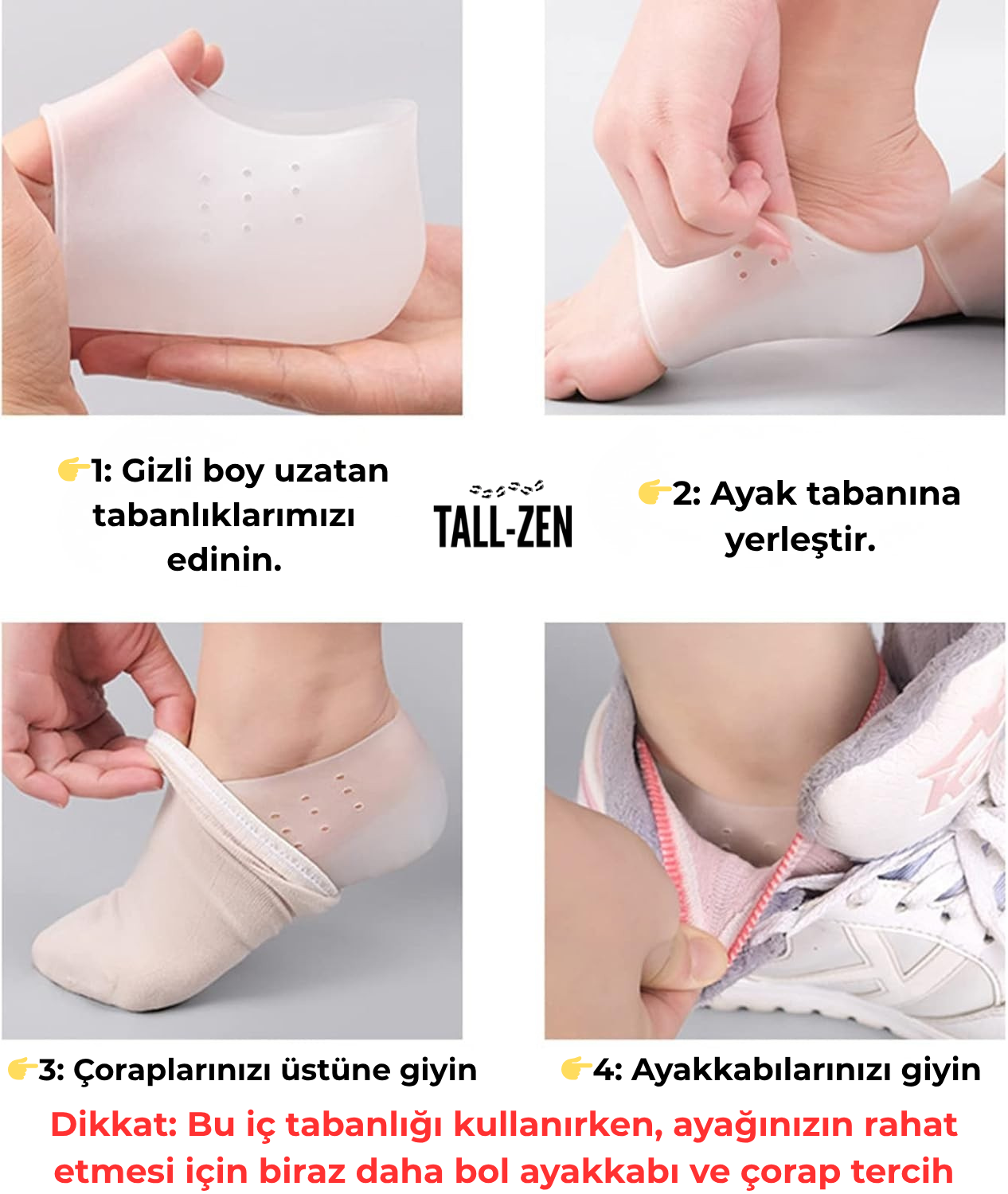 Tall-Zen | Gizli Boy Uzatan Tabanlık